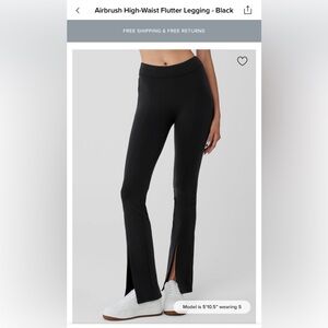 ALO Yoga Black Flare Pants